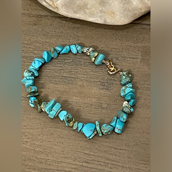 Handmade turquoise bracelet - Picture 1 of 4